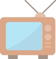 Television Flat Light Icon vector