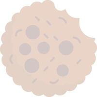 Cookie Flat Light Icon vector