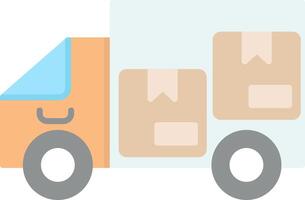 Express Delivery Flat Light Icon vector