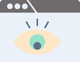 Visualization Flat Light Icon vector