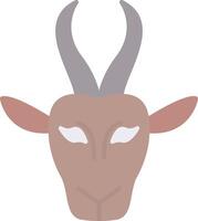 Gazelle Flat Light Icon vector