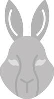 Rabbit Flat Light Icon vector