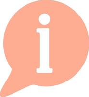 Information Flat Light Icon vector