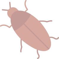 cucaracha plano ligero icono vector