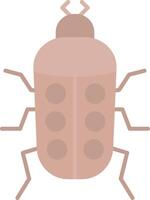 insecto plano ligero icono vector