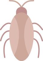 cucaracha plano ligero icono vector