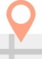 Map Location Flat Light Icon vector
