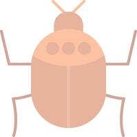 insecto plano ligero icono vector