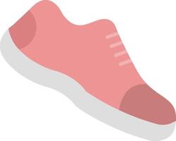 Running Shoes Flat Light Icon vector