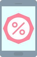 Discount Flat Light Icon vector