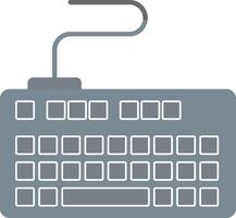 Keyboard Flat Light Icon vector