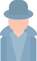 Hacker Flat Light Icon vector