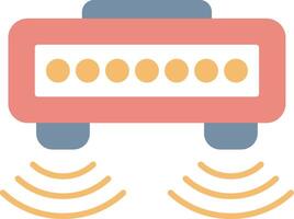 Motion Sensor Flat Light Icon vector