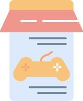 Online Store Flat Light Icon vector