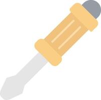 Screwdriver Flat Light Icon vector