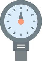 Meter Flat Light Icon vector