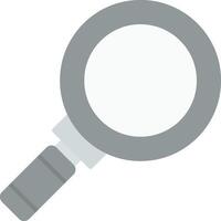 Magnifying Glass Flat Light Icon vector