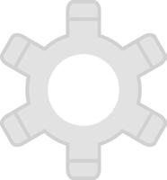 Setting Flat Light Icon vector