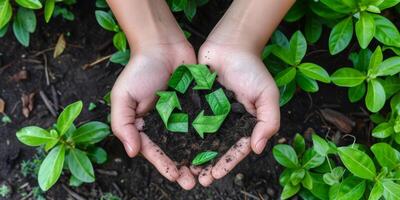AI generated Witness the transition towards sustainable living with visuals of eco friendly practices. Zero waste lifestyles, inspire a commitment to making positive changes for a healthier planet photo
