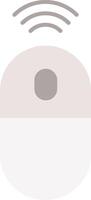 Wireless Mouse Flat Light Icon vector