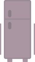 refrigerador plano ligero icono vector