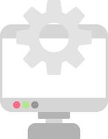 Development Flat Light Icon vector