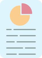 Report Flat Light Icon vector