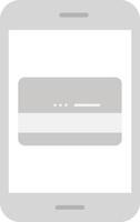 Mobile Banking Flat Light Icon vector