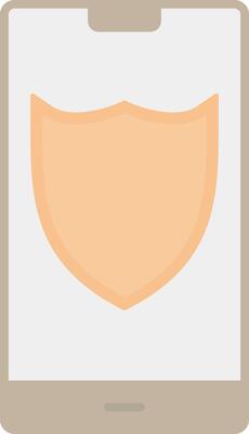 Shield Flat Light Icon
