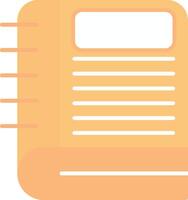 Notebook Flat Light Icon vector