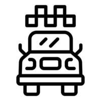 Car vehicle app icon outline vector. Traffic booking vector