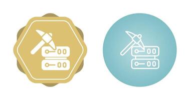 Data Mining Vector Icon