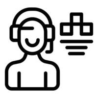 Call center taxi icon outline vector. Shared vehicle vector