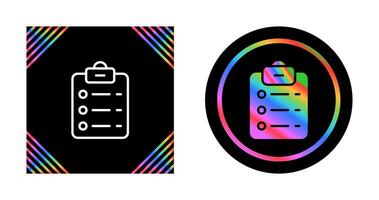 List Check Vector Icon