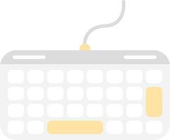 Keyboard Flat Light Icon vector