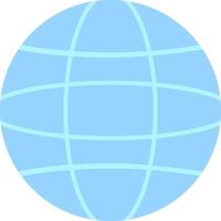 Globe Flat Light Icon vector
