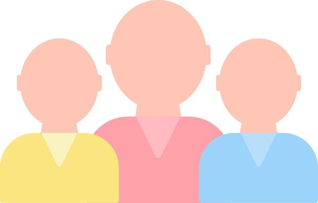 Team Flat Light Icon