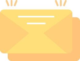 Mail Flat Light Icon vector