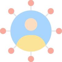 Avatar Flat Light Icon vector