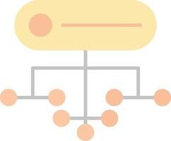 estructura plano ligero icono vector