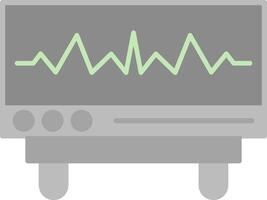 Cardiogram Flat Light Icon vector