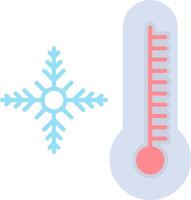 Snowflake Flat Light Icon vector