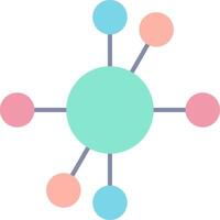 Diagram Flat Light Icon vector