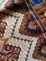 The patterns on traditional Batik, presenting visual and philosophical photo