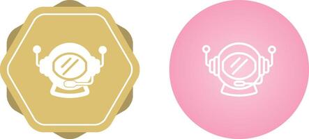Astronaut Helmet Vector Icon