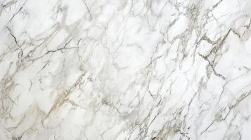 AI generated white background marble wall texture photo