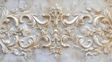 AI generated beautiful texture decorative Venetian stucco for backgrounds photo