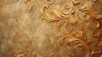 AI generated beautiful texture decorative Venetian stucco for backgrounds photo