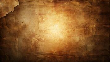 AI generated old paper canvas texture grunge background photo