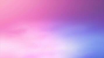 AI generated Pink, blue, purple, violet gradient blurred banner. Empty romantic background. Abstract texture photo